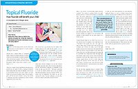 Topical Fluoride - Dear Doctor Magazine